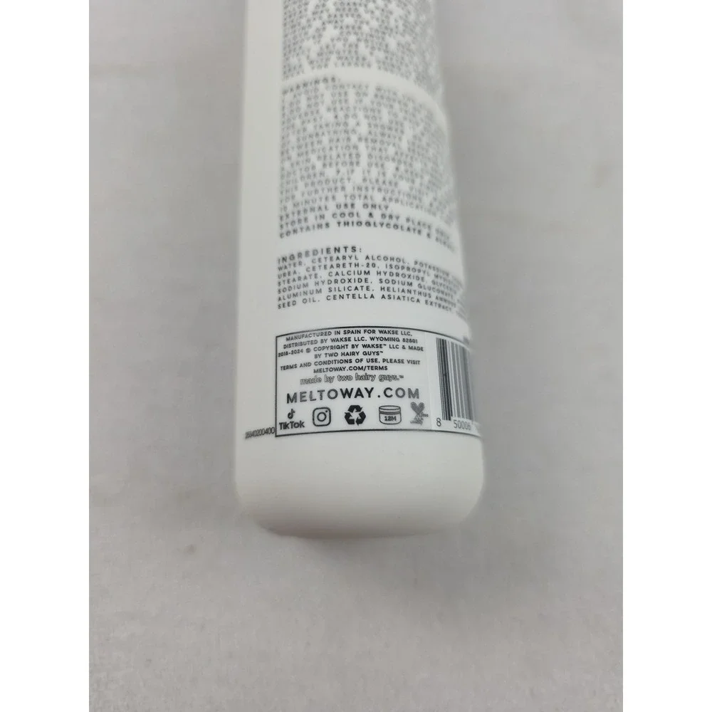 6.7oz Meltoway Hair Dissolving Cream MILK & HONEY•FACE & BODY Wakse hair remover